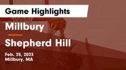 Millbury  vs Shepherd Hill Game Highlights - Feb. 25, 2023
