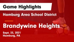 Hamburg Area School District vs Brandywine Heights  Game Highlights - Sept. 23, 2021