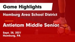 Hamburg Area School District vs Antietam Middle Senior  Game Highlights - Sept. 28, 2021