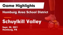 Hamburg Area School District vs Schuylkill Valley  Game Highlights - Sept. 30, 2021