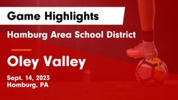 Hamburg Area School District vs Oley Valley Game Highlights - Sept. 14, 2023