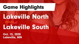 Lakeville North  vs Lakeville South  Game Highlights - Oct. 15, 2020