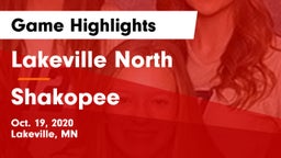 Lakeville North  vs Shakopee  Game Highlights - Oct. 19, 2020