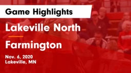 Lakeville North  vs Farmington  Game Highlights - Nov. 6, 2020