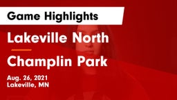Lakeville North  vs Champlin Park  Game Highlights - Aug. 26, 2021