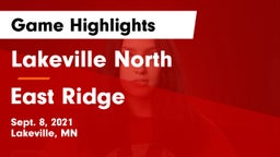 Lakeville North  vs East Ridge  Game Highlights - Sept. 8, 2021