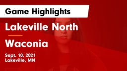 Lakeville North  vs Waconia  Game Highlights - Sept. 10, 2021