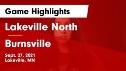 Lakeville North  vs Burnsville Game Highlights - Sept. 27, 2021