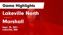 Lakeville North  vs Marshall  Game Highlights - Sept. 25, 2021