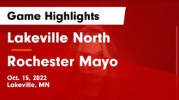 Lakeville North  vs Rochester Mayo  Game Highlights - Oct. 15, 2022