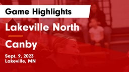 Lakeville North  vs Canby  Game Highlights - Sept. 9, 2023