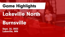 Lakeville North  vs Burnsville Game Highlights - Sept. 26, 2023