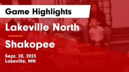 Lakeville North  vs Shakopee  Game Highlights - Sept. 28, 2023