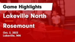 Lakeville North  vs Rosemount  Game Highlights - Oct. 2, 2023