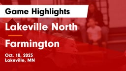Lakeville North  vs Farmington  Game Highlights - Oct. 10, 2023