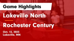 Lakeville North  vs Rochester Century  Game Highlights - Oct. 13, 2023