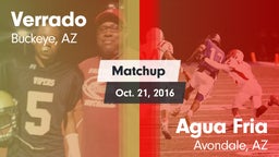 Matchup: Verrado  vs. Agua Fria  2016