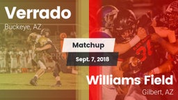 Matchup: Verrado  vs. Williams Field  2018