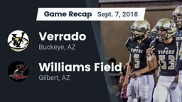 Recap: Verrado  vs. Williams Field  2018
