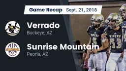 Recap: Verrado  vs. Sunrise Mountain  2018