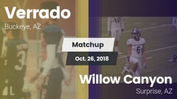 Matchup: Verrado  vs. Willow Canyon  2018