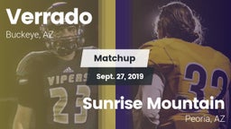 Matchup: Verrado  vs. Sunrise Mountain  2019