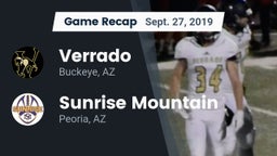 Recap: Verrado  vs. Sunrise Mountain  2019