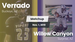Matchup: Verrado  vs. Willow Canyon  2019