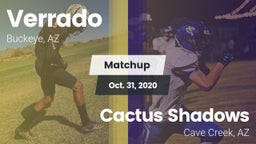 Matchup: Verrado  vs. Cactus Shadows  2020