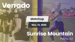 Matchup: Verrado  vs. Sunrise Mountain  2020