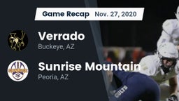 Recap: Verrado  vs. Sunrise Mountain  2020