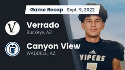 Recap: Verrado  vs. Canyon View  2022