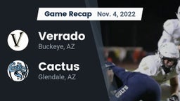 Recap: Verrado  vs. Cactus  2022