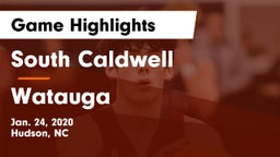 South Caldwell  vs Watauga  Game Highlights - Jan. 24, 2020