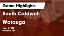 South Caldwell  vs Watauga  Game Highlights - Jan. 5, 2021