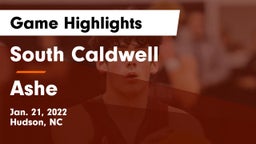 South Caldwell  vs Ashe Game Highlights - Jan. 21, 2022