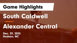 South Caldwell  vs Alexander Central  Game Highlights - Dec. 29, 2023