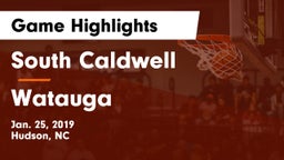 South Caldwell  vs Watauga  Game Highlights - Jan. 25, 2019