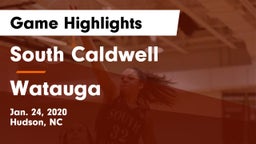 South Caldwell  vs Watauga  Game Highlights - Jan. 24, 2020