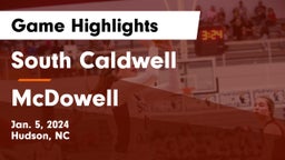 South Caldwell  vs McDowell   Game Highlights - Jan. 5, 2024
