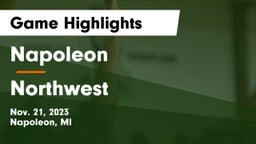 Napoleon  vs Northwest  Game Highlights - Nov. 21, 2023