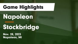 Napoleon  vs Stockbridge  Game Highlights - Nov. 28, 2023