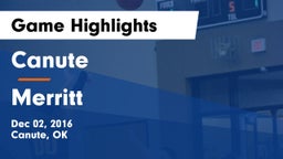 Canute  vs Merritt  Game Highlights - Dec 02, 2016