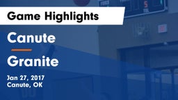 Canute  vs Granite Game Highlights - Jan 27, 2017