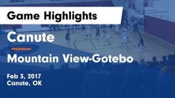 Canute  vs Mountain View-Gotebo  Game Highlights - Feb 3, 2017