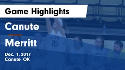 Canute  vs Merritt  Game Highlights - Dec. 1, 2017