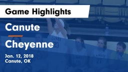 Canute  vs Cheyenne Game Highlights - Jan. 12, 2018
