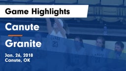 Canute  vs Granite Game Highlights - Jan. 26, 2018