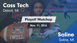 Matchup: Cass Tech High vs. Saline  2016