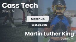 Matchup: Cass Tech High vs. Martin Luther King  2019